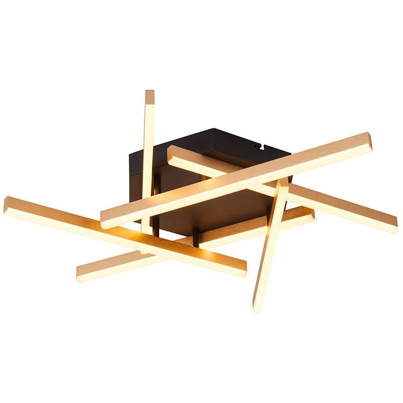 Plafon Nordecor Wida 45 watts 3000K Ouro Champagne Ø600mm 2789