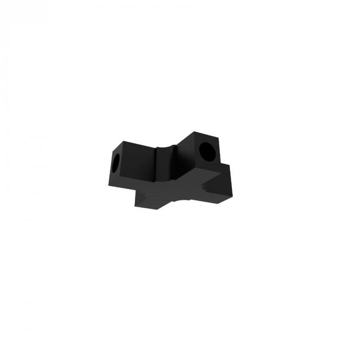 Junção para Perfil X Newline Sistema Linear Sobrepor Fit15 66x66x18mm SS15001