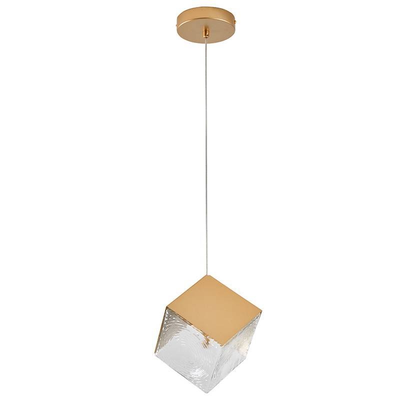 Pendente Nordecor Bitis 1L G9 Ouro Champagne 135x135mm 2784