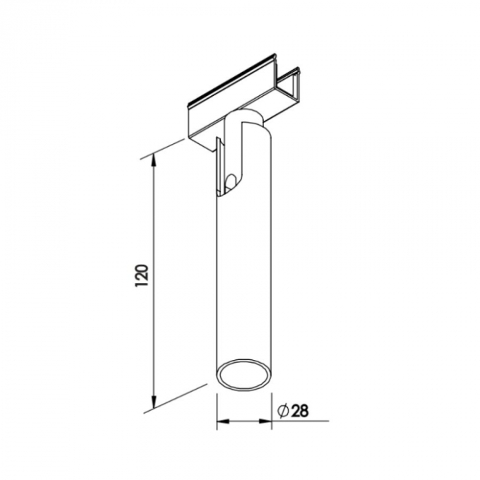 Modulo Newline Spot Snello Fit15 5 watts 3000K 30° Antiofuscante Ø28x120mm MO15008LED3
