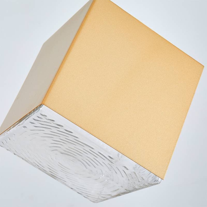 Pendente Nordecor Bitis 1L G9 Ouro Champagne 135x135mm 2784
