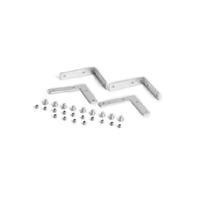 Kit Emenda para Perfil 90° Nordecor 4 Unidades 4155