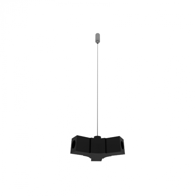 Junção para Perfil Y Newline Sistema Linear Aéreo Fit15 64x56x18mm Cabo 5 metros SA15002X
