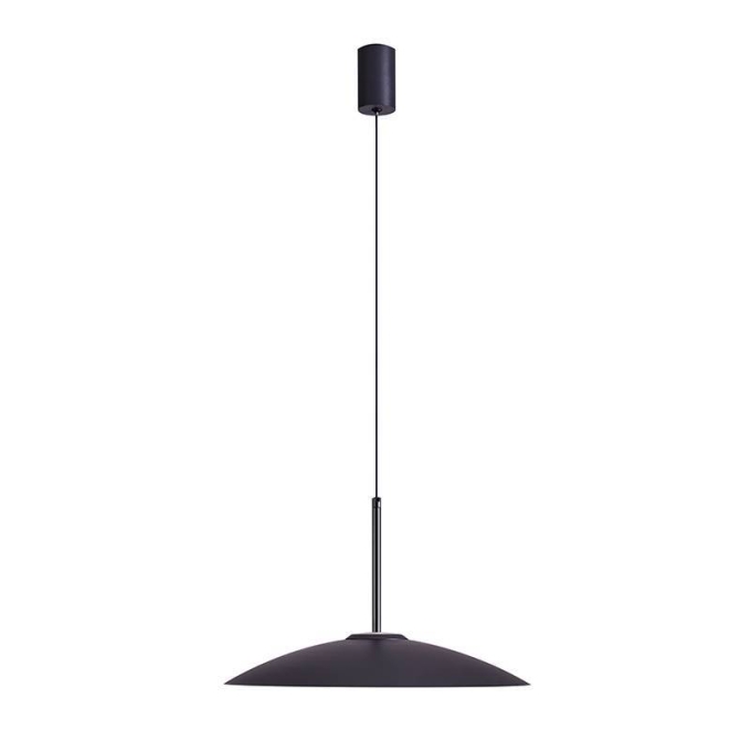 Pendente Nordecor Kale Ger 10 watts 3000K Preto  Ø450mm 2862