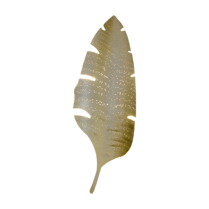 Arandela Old Artisan Flowers Metal Liso Led Integrado 895x260x110mm AR-5857