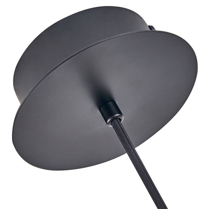 Pendente Nordecor Kalu 3 watts 3000K Preto Ø90x250mm 2767