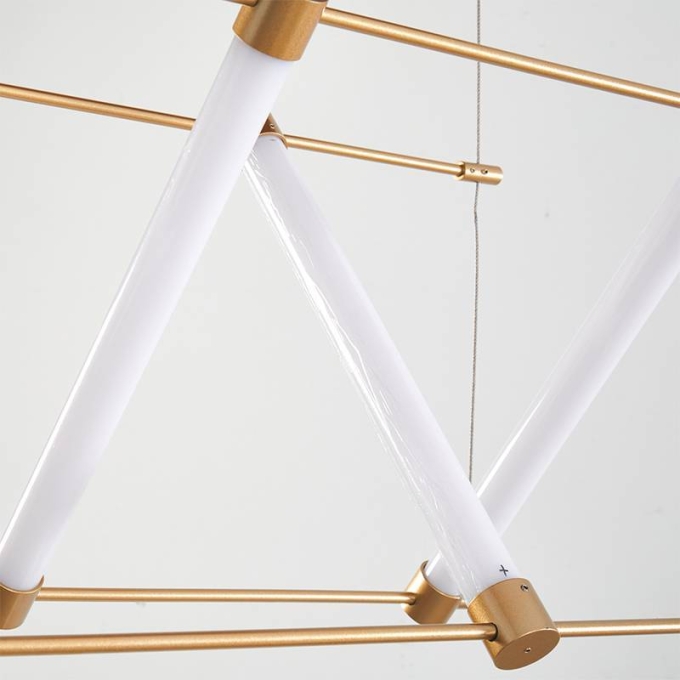 Pendente Nordecor Juli 54 watts 3000K Dourado Fosco 400x920mm 2732