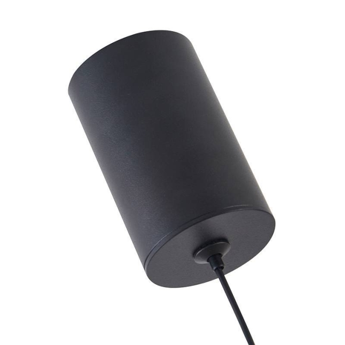 Pendente Nordecor Laju 7 watts 3000K Preto Ø60x120mm 2858