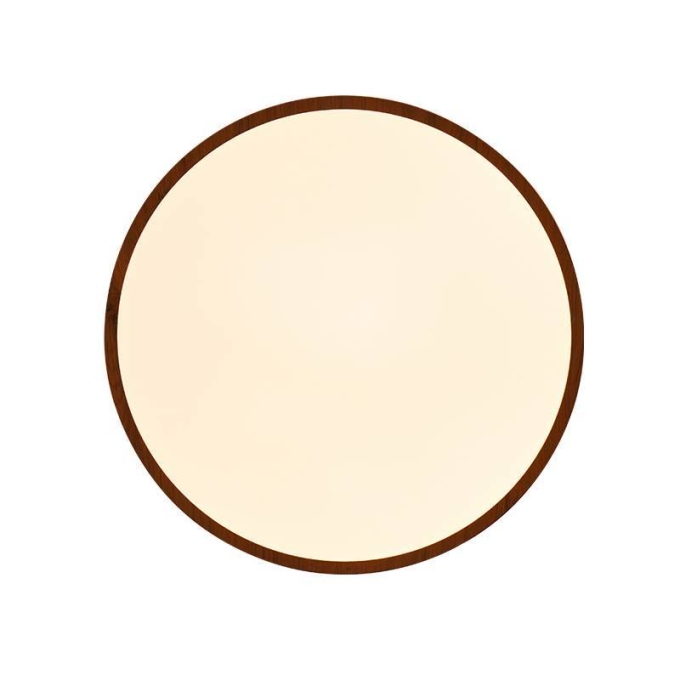 Plafon Nordecor Oris Redondo 36 watts 3000K Imbuia Ø600x50mm 2453