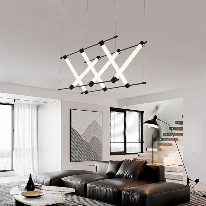 Pendente Nordecor Juli 54 watts 3000K Preto 400x920mm 2731