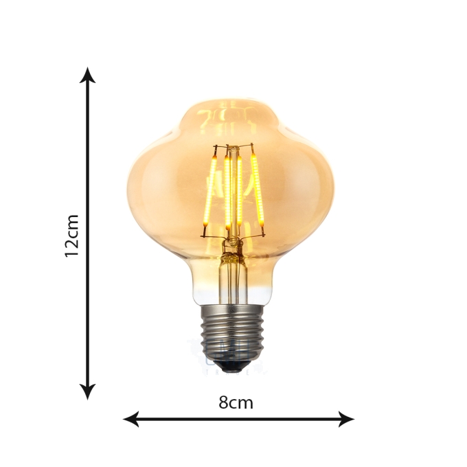 Lâmpada GMH L80 Bivolt 2200K Ø80x120mm LL80-SC-4W