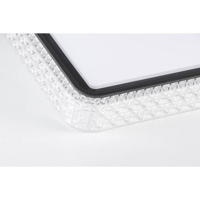 Plafon Nordecor Kenle Quadrado 36 watts Multitemperatura Preto 500x500x70mm 2667