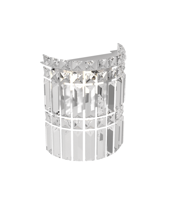 Arandela DNA Lustres ARA-003 Artemis 2L G9 200x240mm Cristais Transparentes