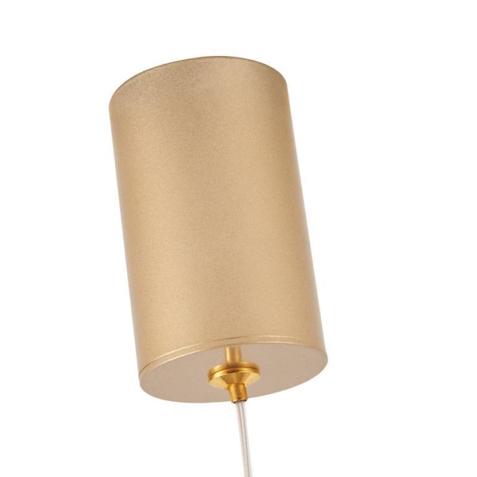 Pendente Nordecor Oliwa 10 watts 3000K Dourado Ø95x155mm 2807