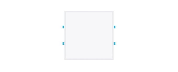 Painel de Embutir Stella Edge Branco 26 Watts 3000K 345x345mm STL22954BR/30