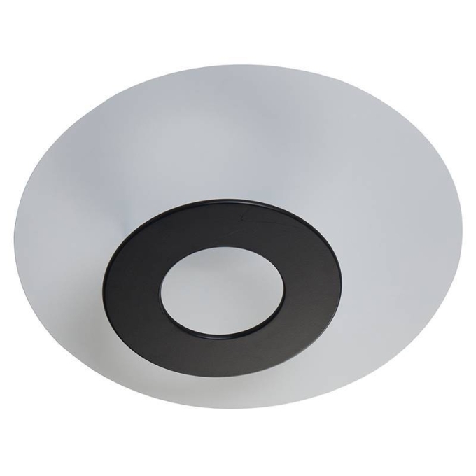Plafon Nordecor Kote 24 watts 3000K Preto e Branco Ø400mm 2756