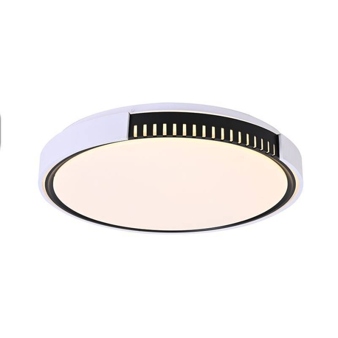 Plafon Nordecor Nita Redondo 30 watts 3000K Branco Ø500x60mm 2418