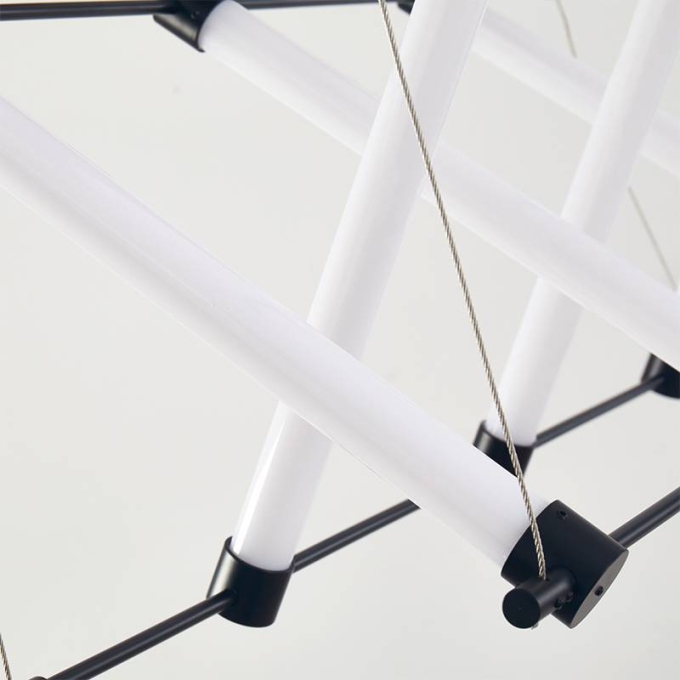 Pendente Nordecor Juli 54 watts 3000K Preto 400x920mm 2731