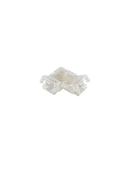 Kit 05 unidades Opus Emenda 90° para Fita 8mm Acrílico Transparente OPS 86961