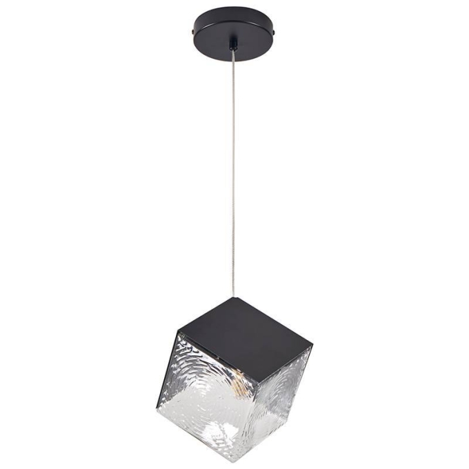 Pendente Nordecor Bitis 1L G9 Preto 135x135mm 2783