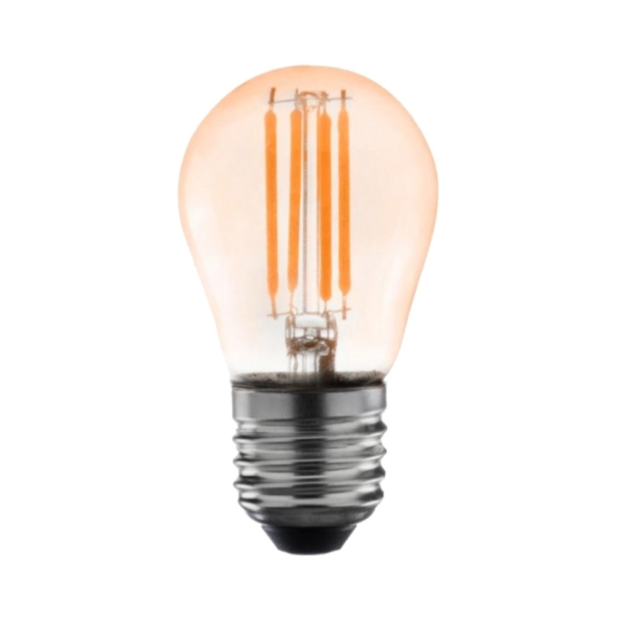 Lâmpada Nordecor Bolinha Filamento Led 4 watts 2400K E27 46x80mm 1043