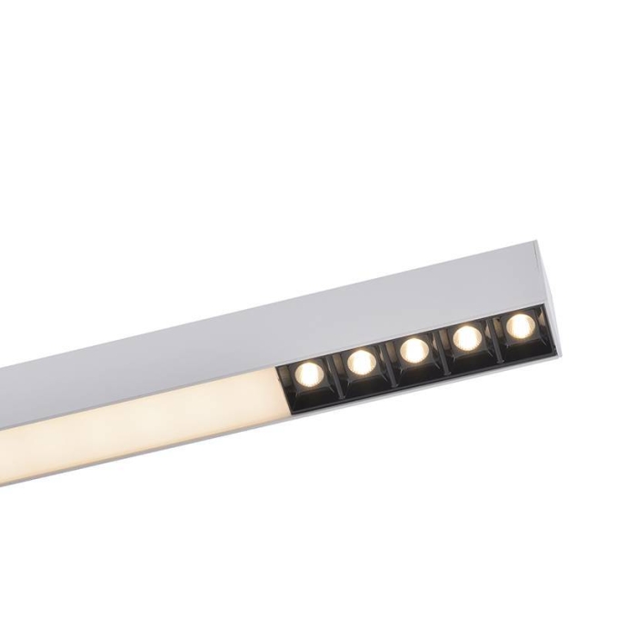 Pendente Nordecor Lyta Dif 40 watts 4000K Branco 60x1200mm 2676