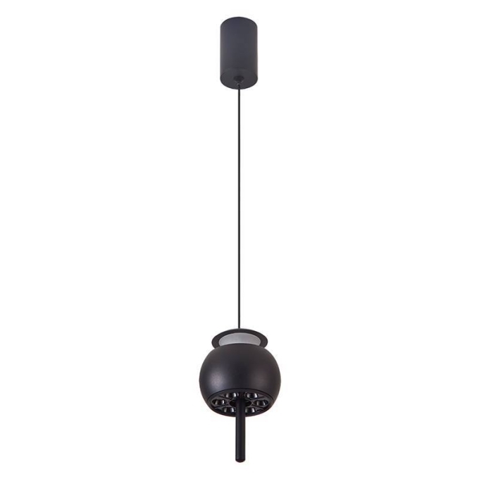 Pendente Nordecor Oliwa 10 watts 3000K Preto Ø95x155mm 2806