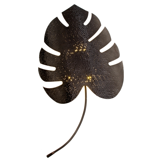 Arandela Old Artisan Flowers Metal Liso 4L G9 880x480x100mm AR-5858