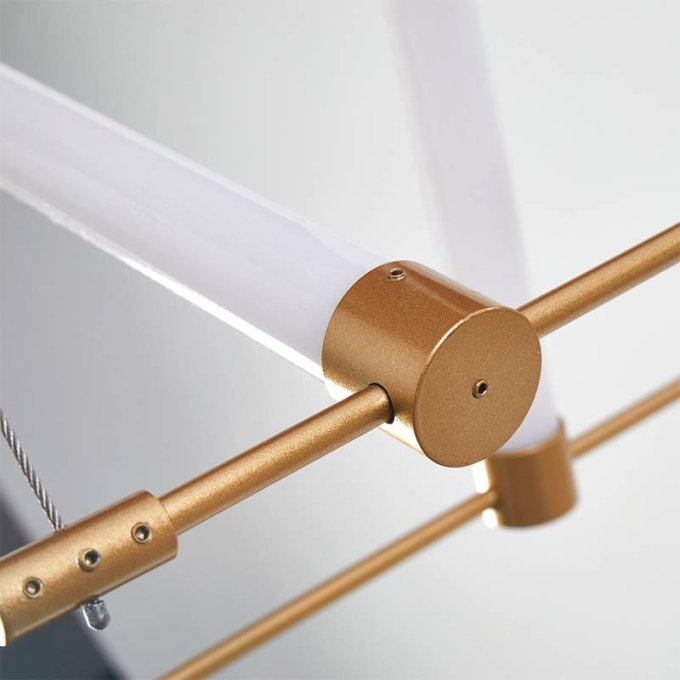 Pendente Nordecor Juli 54 watts 3000K Dourado Fosco 400x920mm 2732