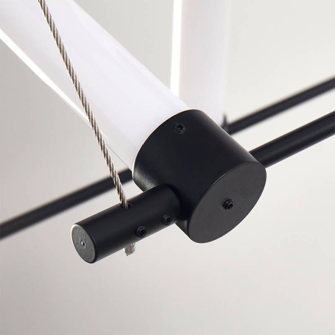Pendente Nordecor Juli 54 watts 3000K Preto 400x920mm 2731