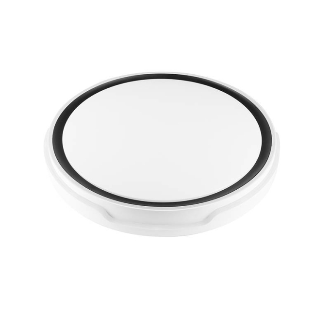 Plafon Nordecor Gesi Branco e Preto 36 watts Multitemperatura Ø500x70mm 2673