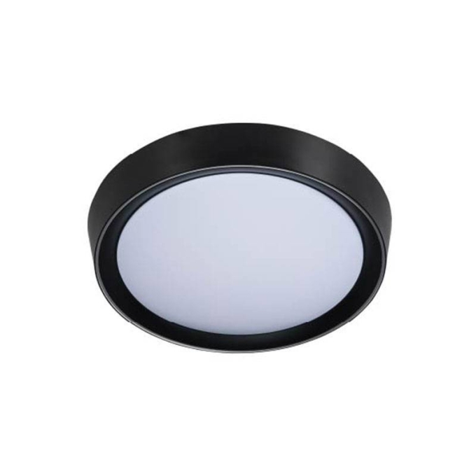 Plafon Nordecor Meny Redondo 29 watts 3000K Preto Ø400x70mm 2346