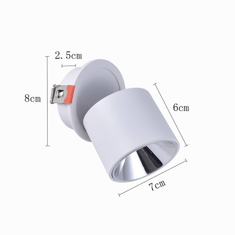 Spot Embutir Nordecor Alny 10 watts 36° IP20 3000K Branco Bivolt Ø70x60mm 6383