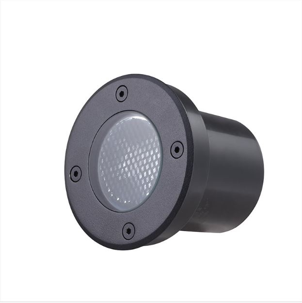 Embutido de Solo Nordecor Venna Of 10 watts 24° 3000K IP67 Preto Ø100x80mm 6422
