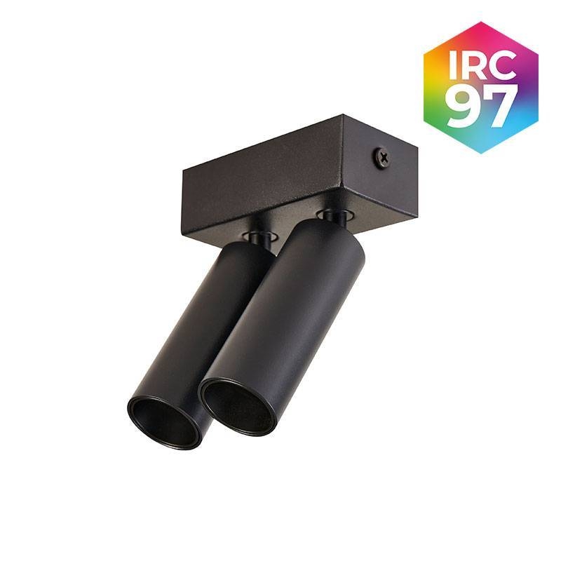 Spot Sobrepor Nordecor Kona Sof 6 watts 2700K 24° Preto Ø30x110mm IRC97 Bivolt 6586