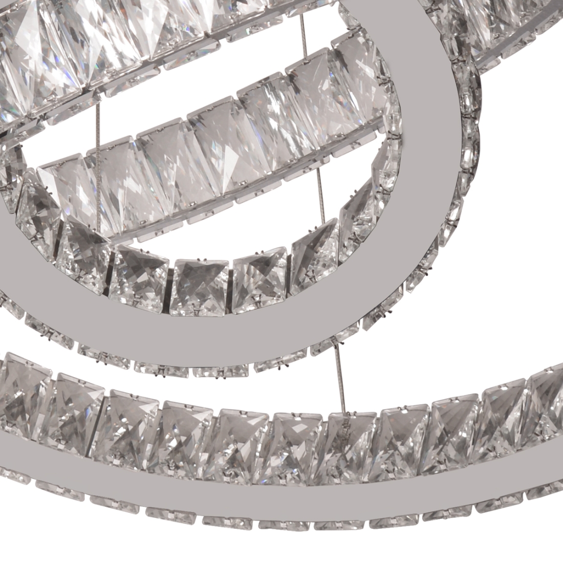 Pendente DNA Lustres Três Alianças Slim Espelhado 45 watts 3000K Ø600/400/200mm ALR-60-3
