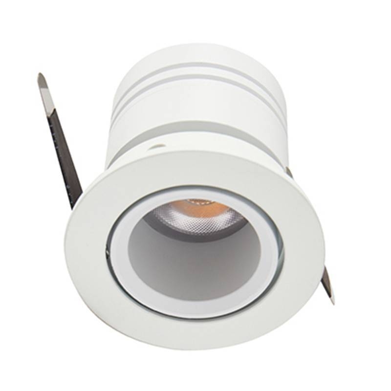 Embutido Nordecor Lun 10 watts 2700K 24° Branco Ø62x55x55mm IRC90 Bivolt 6506