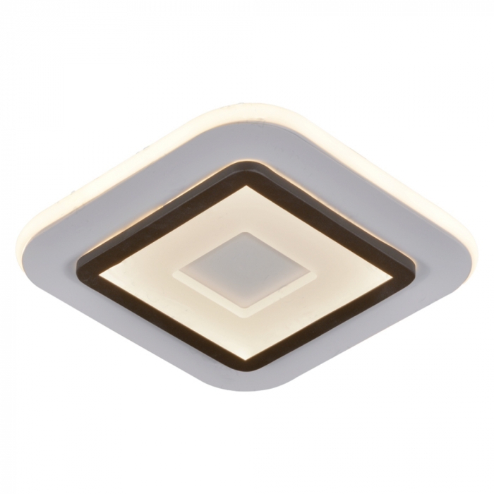 Arandela Sindora 27 watts 3000K Metal Marrom Branco Acrílico Silicone 240mm DCB03060

