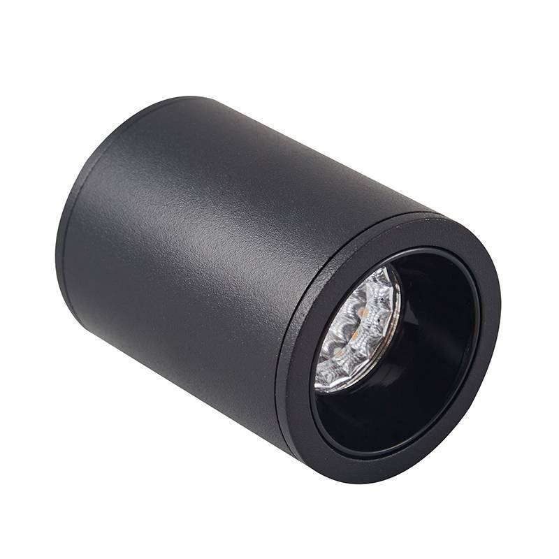 Mini Spot Sobrepor Nordecor Klor M Redondo 3 watts 3000K 24° Preto Ø35x45mm Bivolt 6590
