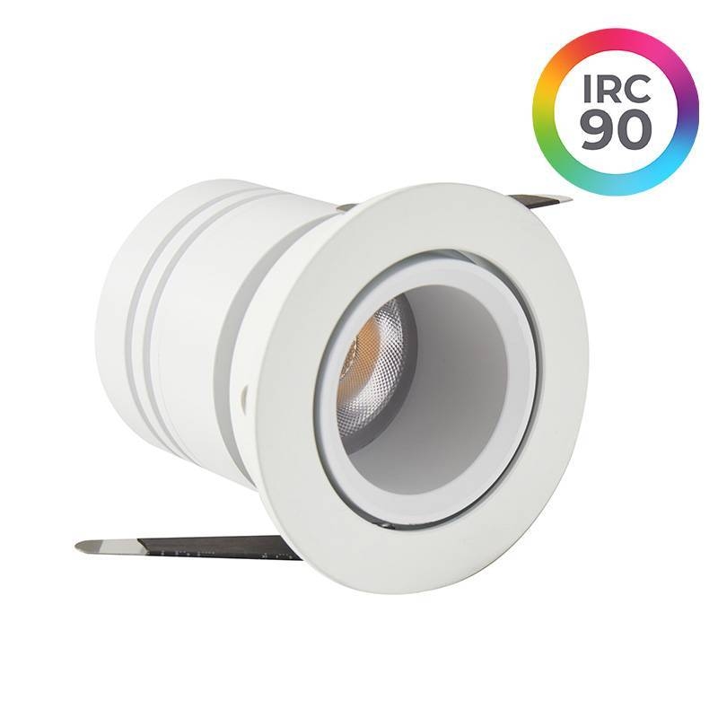 Embutido Nordecor Lun 10 watts 2700K 24° Branco Ø62x55x55mm IRC90 Bivolt 6506