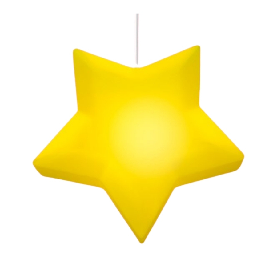 Pendente USARE Estrela 1L E27 325x325x100mm