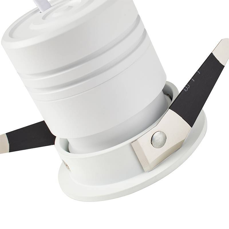 Embutido Nordecor Lun 10 watts 2700K 24° Branco Ø62x55x55mm IRC90 Bivolt 6506