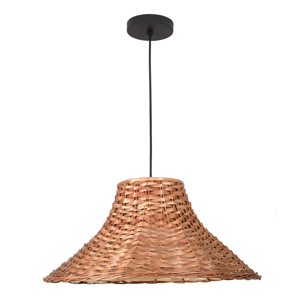 Pendente Blumenau Bali Chapéu Vime 1L E27 Ø500mm 854010.08