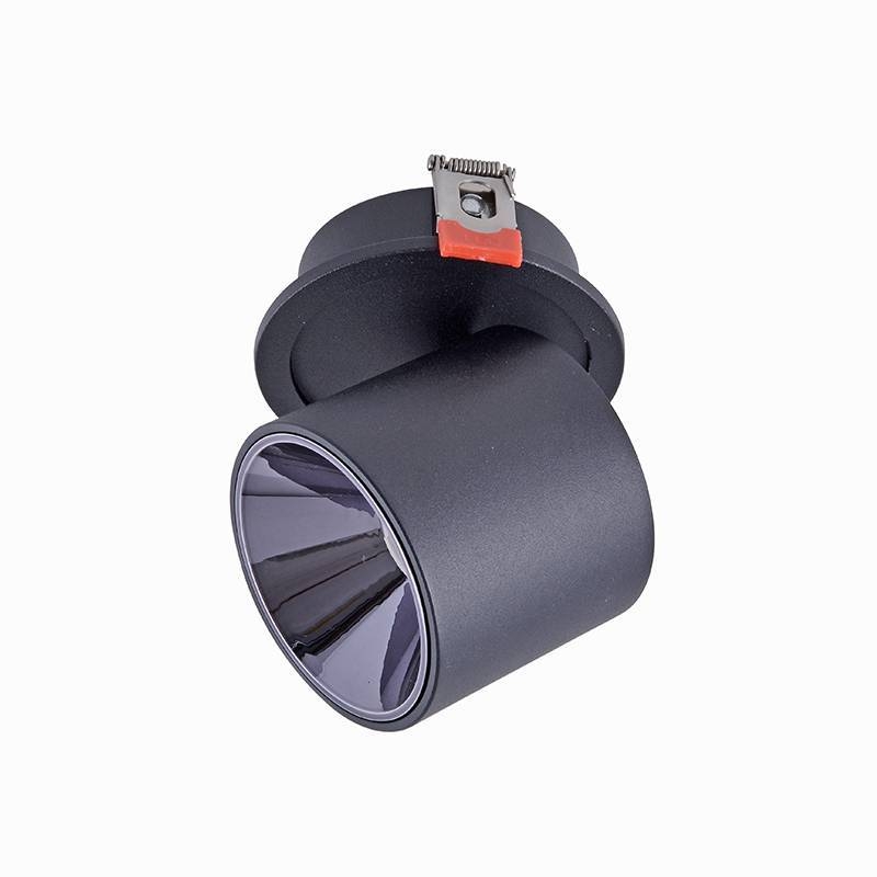 Spot Embutir Nordecor Alny 10 watts 36° IP20 3000K Preto Bivolt Ø70x60mm 6384