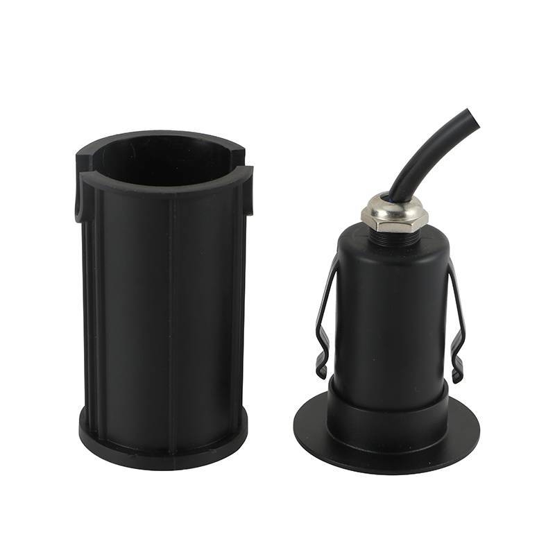 Embutido de Solo Nordecor Mies 2 watts 15° IP67 3000K Preto Bivolt Ø52x80mm 6441