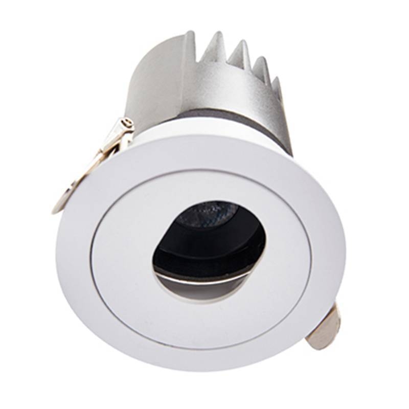 Embutido Nordecor Mayn 7 watts 2700K 24° Branco Ø65x80x55mm IRC97 Bivolt 6508