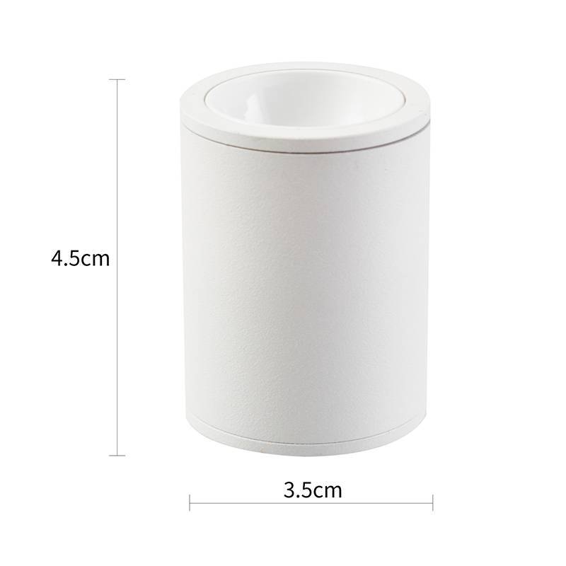 Mini Spot Sobrepor Nordecor Klor M Redondo 3 watts 3000K 24° Branco Ø35x45mm Bivolt 6589