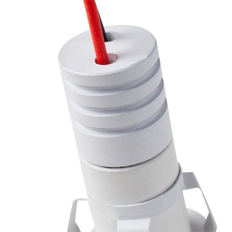 Embutido Nordecor Noa Ini 1 watts 2700K 24° Branco Ø22x40x18mm IRC90 Bivolt 6500