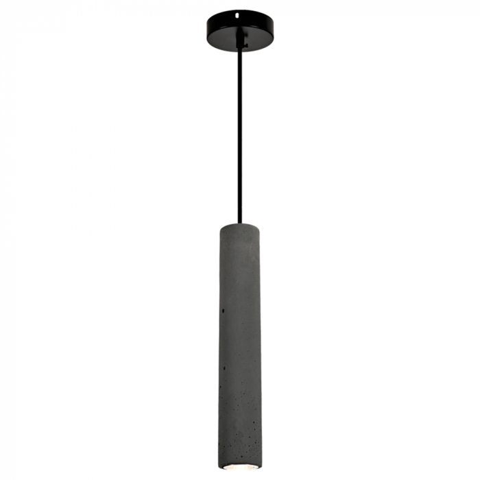 Pendente Sindora 5 watts 3000K Metal e Concreto Cinza Ø60x300mm DCD04078