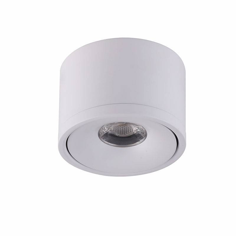 Spot Sobrepor Nordecor Skel 7 watts 24° 3000K Branco Ø90x100mm 6316
